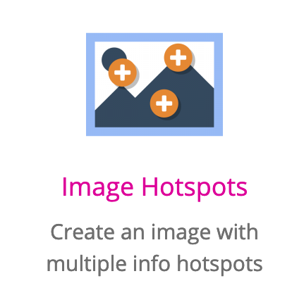 Screenshot des Element Image Hotspots im Tool H5P